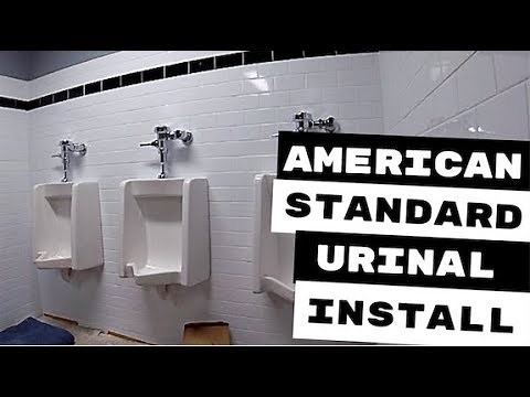 AMERICAN STANDARD URINAL INSTALLATION