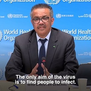 18M views · 638K reactions | "COVID-19 remains public enemy number one, but the actions of many governments and people don’t reflect this. It shouldn’t be this way. Every single leader, government and person can do their bit to break the chains of transmission and end the collective suffering"- Tedros Adhanom Ghebreyesus | World Health Organization (WHO) | Facebook