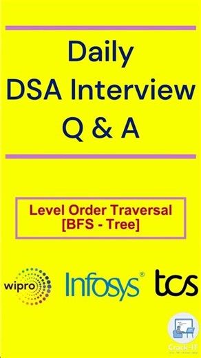 Breadth First Search Made Easy 🔥| Level Order Traversal | #ytshorts #shorts #ytshortsindia