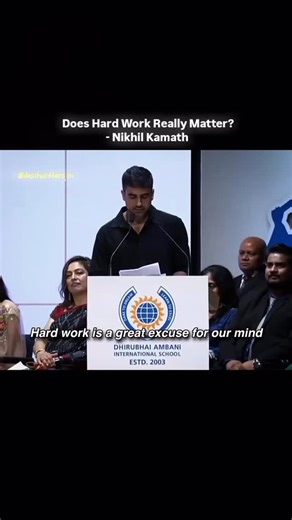 ENTREPRENEUR | BUSINESS on Instagram: "Hard work isn’t everything.” That’s what Nikhil Kamath — co-founder of Zerodha and one of India’s youngest billionaires — told the graduating class of 2025. And it’s something we all need to hear. In a world obsessed with hustle culture, Kamath reminds us that emotional stability, pattern recognition, and surrounding ourselves with the right people often matter more than just grinding endlessly. He didn’t finish school. He built one of India’s top fintech f