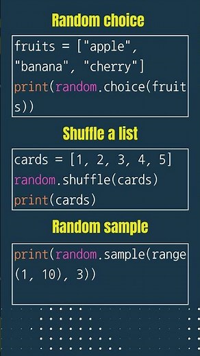 Random module in Python