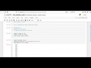 7. One Sample t test in Python