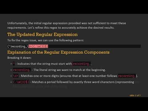 Mastering Regular Expressions in Python for File Searching