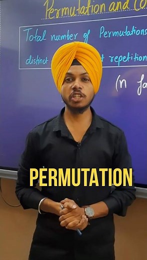 Permutations and combinations | PERMUTATIONS of n distinct objects WITHOUT REPETITION #maths