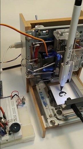 Adjusting pen-width via spindle PWM value in grbl laser-mode #grbl #plotter #penplotter