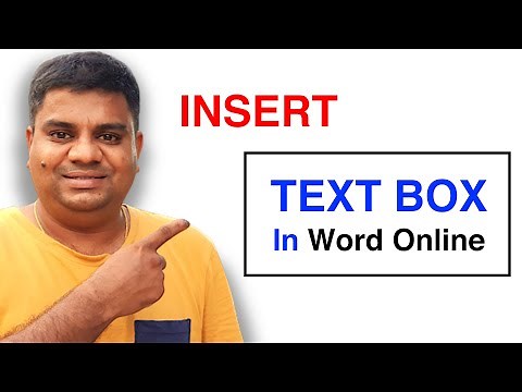 How To Insert Text Box In Word Online (Office 365)