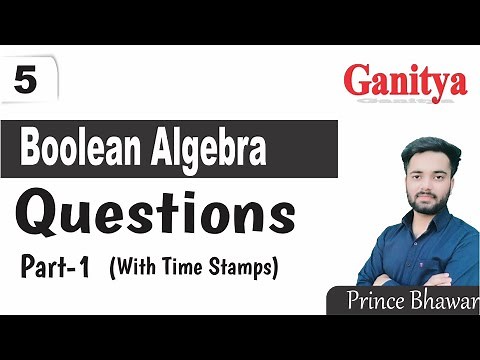 Boolean Algebra Examples | (Part-1) | | Important Examples of Boolean Algebra | Boolean Algebra B.Sc