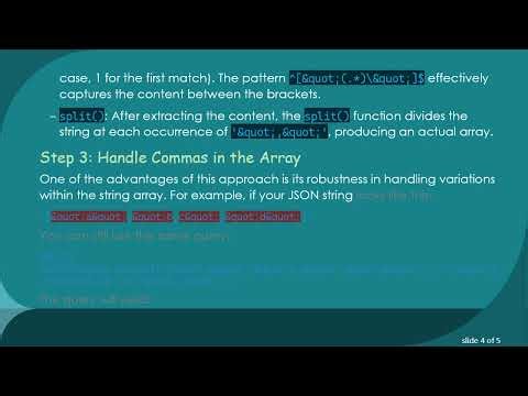 How to Read a JSON String as an Array in Hive SQL