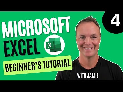 Microsoft Excel Tutorial - Beginners Level 4