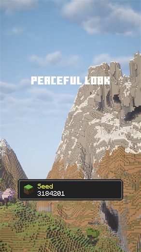 3 BEAUTIFUL Mountain Seeds 🏔️ Minecraft Bedrock/Java 1.21+