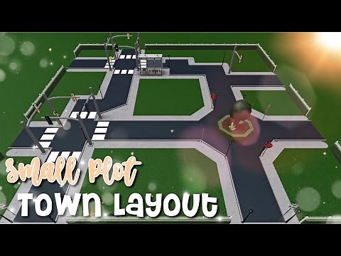 Small Plot Town Layout, 40k || ROBLOX