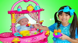 🥰 Emma Pretend Play w- Little Cry Baby Doll Nursery Play House Playset 🥰 | Kids Baby Cartoon
