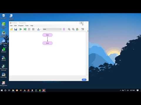 cara membuat flowchart dan mengubah ke bahasa python