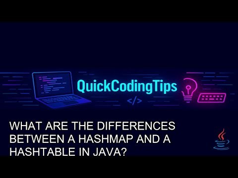 Java Tutorial: What are the differences between a HashMap and a Hashtable in Java