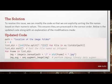 How to Read and Store Images in a Specific Order Using Python