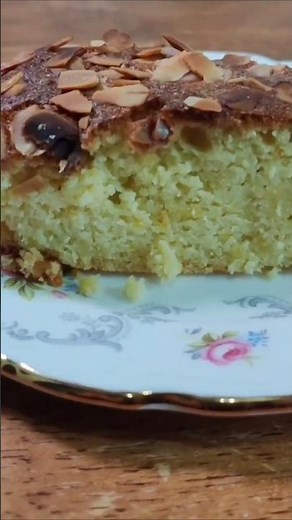 Italian Almond Lemon Cake | Low Carb & Gluten-Free Dessert! #Shorts