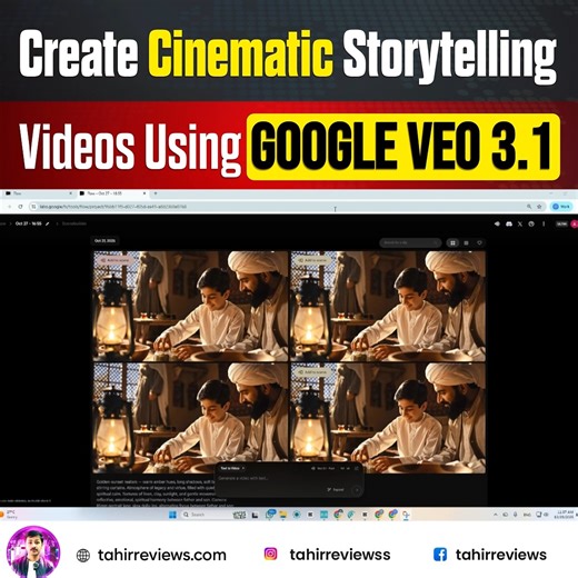 74K views · 1K reactions | Create Cinematic Storytelling Videos Using...