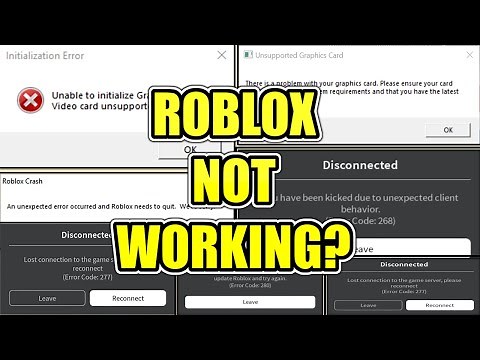 How To Fix Roblox Keeps Crashing (2021)