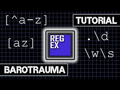 Barotrauma Regex Tutorial Part 1.0: Character Classes