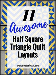 More Half Square Triangle Patterns - Create with Claudia