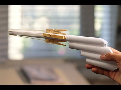 How To Make a Paper Rubber Band Gun