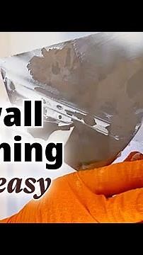 Easy way to tape and mud Drywall Flat Joint like a Pro | Fibafuse | DIY