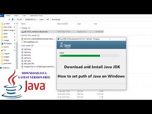 How to download and install Java JDK on Windows 7/8/10 - Set path in Java
