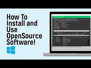 How to Install and Use OpenSource Software on Windows [easy]