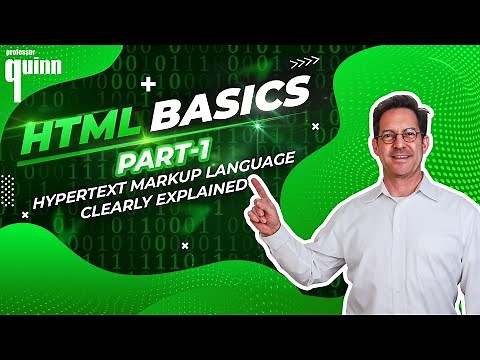 HTML Basics Part 1 - Hypertext Markup Language Clearly Explained