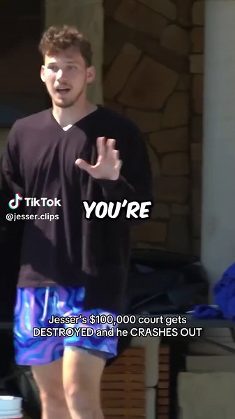 Jesser's Basketball Court Gets Destroyed Unexpectedly