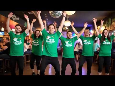 🍀💃 "DISCO LEPRECHAUN DANCE CREW" – When Irish Dance Meets Disco in a NEON PUB! 🎶