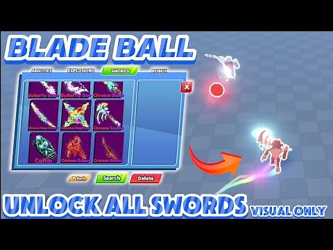 Blade Ball Script | UNLOCK ALL SWORDS | NO BAN & DETECTION | VISUAL ONLY (WORKING!) 🔥