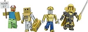 Roblox Action Collection - 15th Anniversary Roblox Icons Gold Collector's Set [Includes Exclusive Virtual Item]