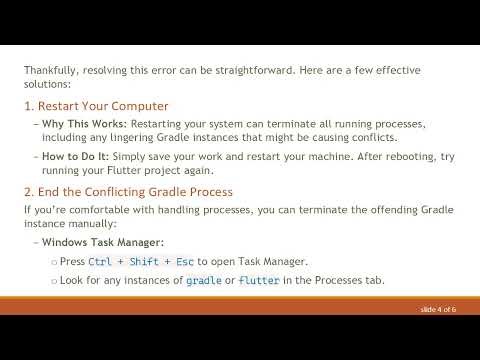 Solving Gradle Error in Your Flutter Android Project