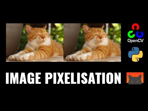 Image Pixelisation with OpenCV