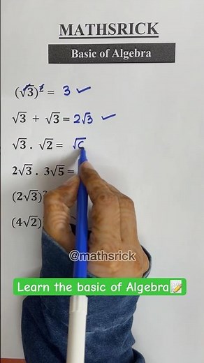 Learn the basic of Algebra 📚✅ #study #mathematics #school #mathstricks #knowledge #maths