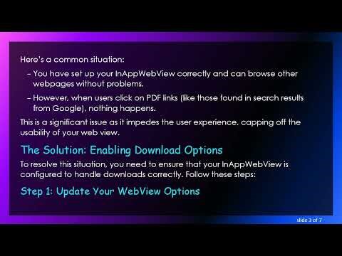 Flutter inAppWebView: How to React to PDF Link Clicks?