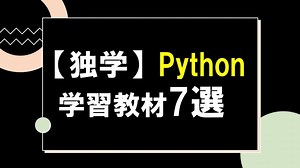 【独学】Pythonを学習できる無料＆有料教材7選