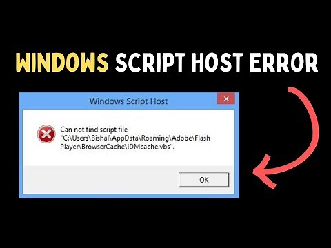 How to Fix Windows Script Host Error on Windows 11/10