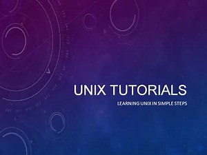 Unix Tutorial Part 6, Introduction to Unix Operating System
