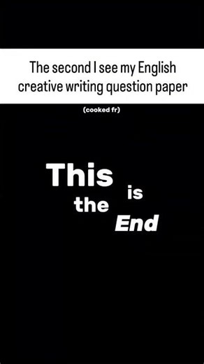 Me Trying to Survive the 11+ Creative Writing Exam