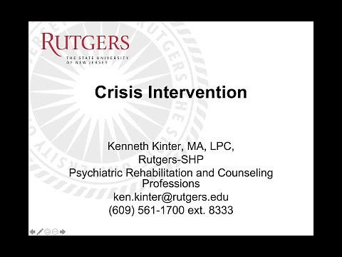 Introduction to Crisis Intervention