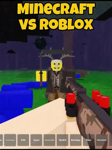 Roblox vs Minecraft #meowgiccraft #minecraft