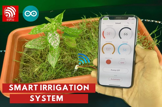 Arduino Smart Irrigation System Using ESP32 and Blynk App