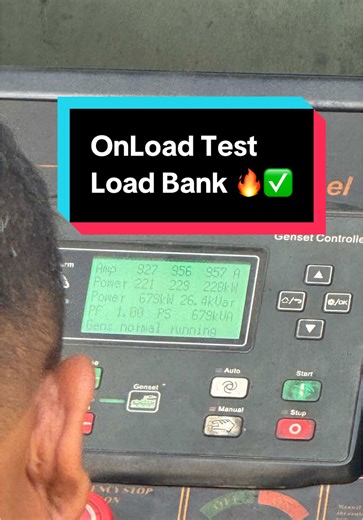 OnLoad Test Load Bank with 1000A Generator Setup