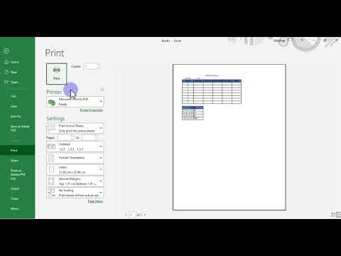 One-Click Excel Magic - How to Create a Print Button That Instantly Prints Your Sheet
