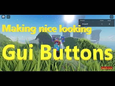 HOW TO MAKE A NICE LOOKING GUI TEXT BUTTON | Roblox Studio Tutorial