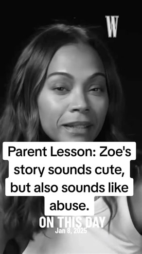 ImNotGonnaBeQuiet Podcast on Instagram: "#onthisday #zoesaldana #zoe #kids #parents Playing "house" is often code for "abuse""