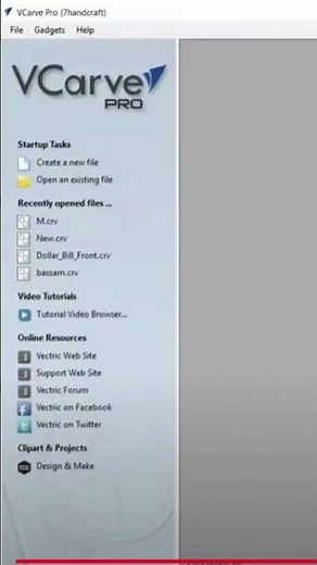 Carving Specific Sections of a 3D Model using vCarve pro