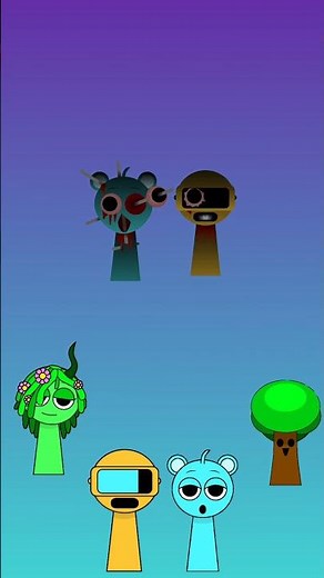 Real vs Scary Sprunki 👻🎭 #sprunki #animation